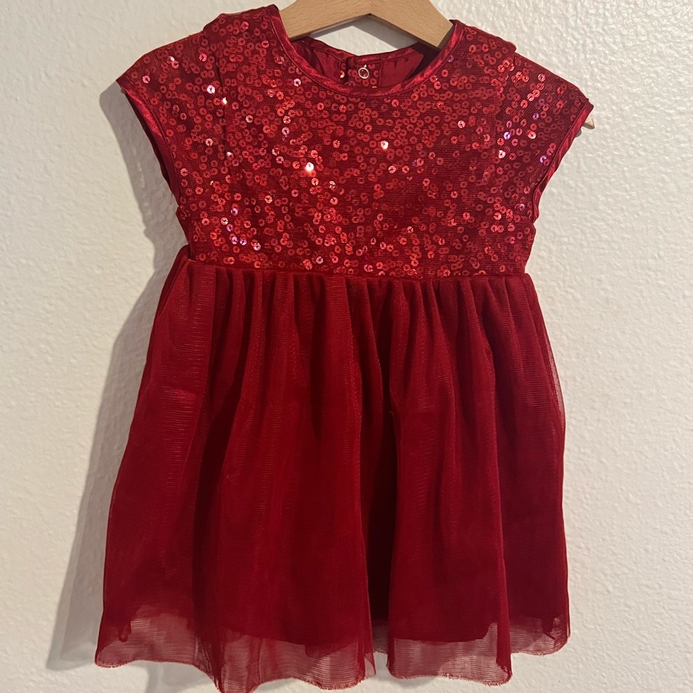 18 month lot of 6 dresses and jumpers winter holiday sets from H&M, Janie & Jack